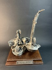 “The Silent Trail” Chilmark Pewter Sculpture by Don Polland Native American #740 picture