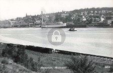 Railroad Houghton, Michigan MI Michigan RPPC Photo Postcard COPY picture