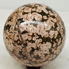 Natural Polished Pink cherry blossom agate BALL Madagascar 2880G (6.35LB) picture