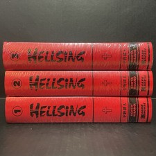 Hellsing Deluxe Edition Manga Hardcover Volumes 1-3 New Sealed English Authentic picture