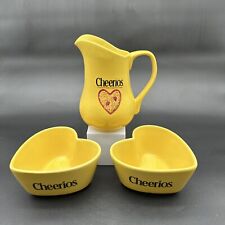 Vintage Cheerios pitcher and heart shape bowl set 2003 picture