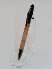 Bolt action ballpoint pen. Handmade with Maple Burl Makes a great gift. #62 picture
