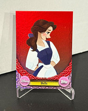 Belle 2025 Topps Disney Wonder Tapestries Red /5 Beauty & The Beast T-13 picture