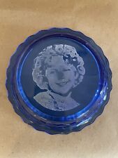 Cobalt Blue Bowl with The Image of Shirley Temple on The Bottom Collectible picture