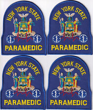 4 New York State PARAMEDIC patches NY NYS EMS picture