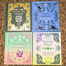 Lot of 4 Wicca & Paganism Books: The Witch's Way, Psychic Spellcraft +2 picture