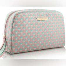 Bulgari Pink and Teal Women's Makeup Bag gift with Purchase picture