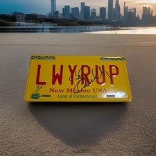 BOB ODENKIRK AUTOGRAPHED LWYRUP LICENSE PLATE PSA COA BETTER CALL SAUL GOODMAN picture