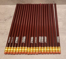 Vintage BB&T Bank Advertising Unsharpened Burgundy Pencils Lot of 20 picture