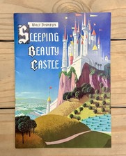 VTG 1957 Disneyland Sleeping Beauty Castle Booklet Intact Coupon Foldout picture