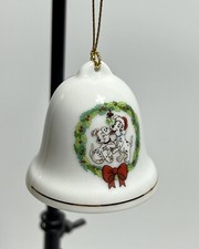 Disney 101 Dalmatians 1994 Grolier Collections Holiday Christmas Ornament Bell picture