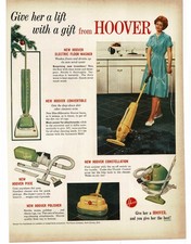 1959 Hoover Vacuum Cleaner Floor Washer Pixie Constellation Convertible Print Ad picture