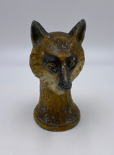 Vintage Rubal New York Cast Metal Fox Head Bottle Opener picture
