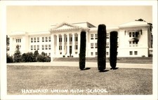 Hayward CA High School c1920s-30s Real Photo Vintage Postcard bhn picture