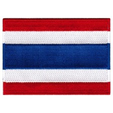 THAILAND FLAG PATCH Ratcha Anachak Thai EMBLEM BANNER embroidered iron-on EMBLEM picture