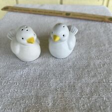 Vintage White Dove Birds Salt and Pepper Shakers Albert E Price Ceramic picture