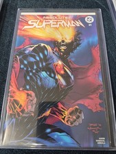 Absolute Superman 21 Jim Lee Trade $10 FLAT COMBINED SHIPPING picture