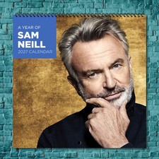 Sam Neill 2027 Wall Calendar 12 Month Celebrity Photo Fan Collectible picture