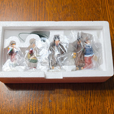 Department 56 Heritage Village Chelsea Lane Shoppers Handpainted Porcelain 4pc picture