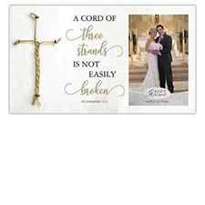 Cathedral Art MF280 Marriage Picture Frame - A Cord of Three Strands, One Size picture