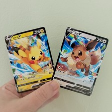 Pikachu V Eevee V Pikachu VMAX Set Promo Thai b2s Exclusive Us Seller picture