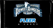 1995 Mighty Morphin Power Rangers Movie Trading Card Booster Pack Type 1 picture
