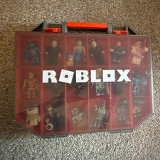 ROBLOX collectible figures LOT+official ROBLOX carrying case picture