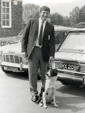 Ken Barrington Of Surrey And England With His Dog 1967 OLD PHOTO picture