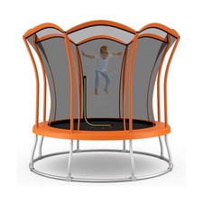 Trampoline 8/10FT ASTM Approved w/ Enclosure & L-Shape Entrance picture