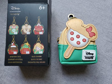 Loungefly Disney Mickey & Minnie Mouse Christmas Bag Charm Minnie Cake Pop Treat picture