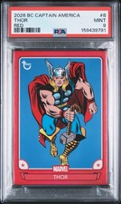 2026 Topps Marvel Brooklyn Thor /5 Red PSA 9 picture
