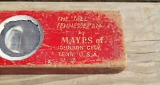 Vintage Mayes Level Wooden The TALL Tennessean Johnson City Tennessee USA picture