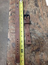 WWI, WWII NOS Leather Strap/Buckle, Military Vehicle Etc. picture