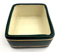 Takahashi San Francisco Emerald Green Gold Porcelain Mini Cachepot picture