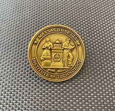 Massachusetts Institute of Technology MIT Logo Lapel Hat Pin New picture