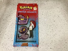 1999 Vintage Very Rare Pokemon Master Magnet Team Rocket Jessie,Arbok,Ekans picture