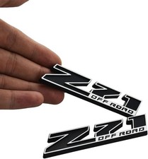 2pcs Z71 Off Road 3.7 inch Side Emblems 3D Badge Nameplate picture