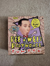 Pee Wee's Playhouse Fun Pak Box (Open, Nearly Complete Set) 1988 TOPPS picture