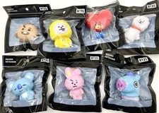 BT21 BTS LINE FRIENDS Hamee Full Body Squishy Keychain 7 Character Set New picture