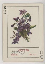1905 Cincinnati Game Co Flowers Violets #B13 0w6 picture