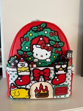 Loungefly Sanrio Hello Kitty & Friends Holiday Fire Place Mini Backpack (NWT) picture