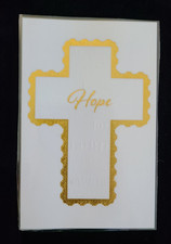 HOPE Prayer Card - Laminated - Holy Card - The Cross Prayer picture