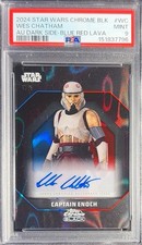 Wes Chatham / Captain Enoch ~ 2024 Topps Chrome Stars Wars ~ Autograph /99 PSA 9 picture