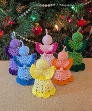 New Colorful Angel Ornaments Gift Tags Guardian Angel Holiday Decor picture