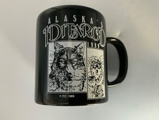 Iditarod Sled Dog Race Commemorative Mug 1989, Alaska  VTG NEW W/TAG picture