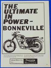 1965 Triumph T120TT Special Ad 650 Twin Bonneville Meriden Heritage Garage Soul picture