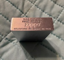 vintage “ZIPPO” 1933 Replica (First Release) Collectible Cigarette Lighter RARE picture