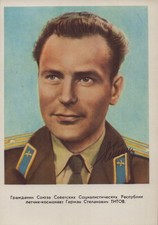 GHERMAN TITOV - PRINTED PHOTOGRAPH SIGNED IN INK picture