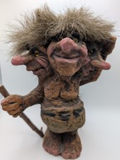 Vintage NyForm 3-Headed Norway Troll Doll #150 picture