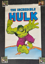 Vintage 1985/1978 The Incredible Hulk Marvel Comics poster 22x34 JOHN ROMITA picture